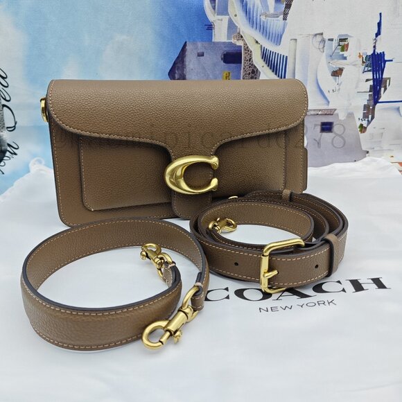 Coach Tabby Dark Stone Shoulder Bag 26 - Picture 1 of 9